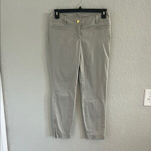 Stylish khaki Pants with Gold Button